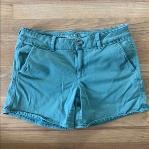 American Eagle Army Green Shorts